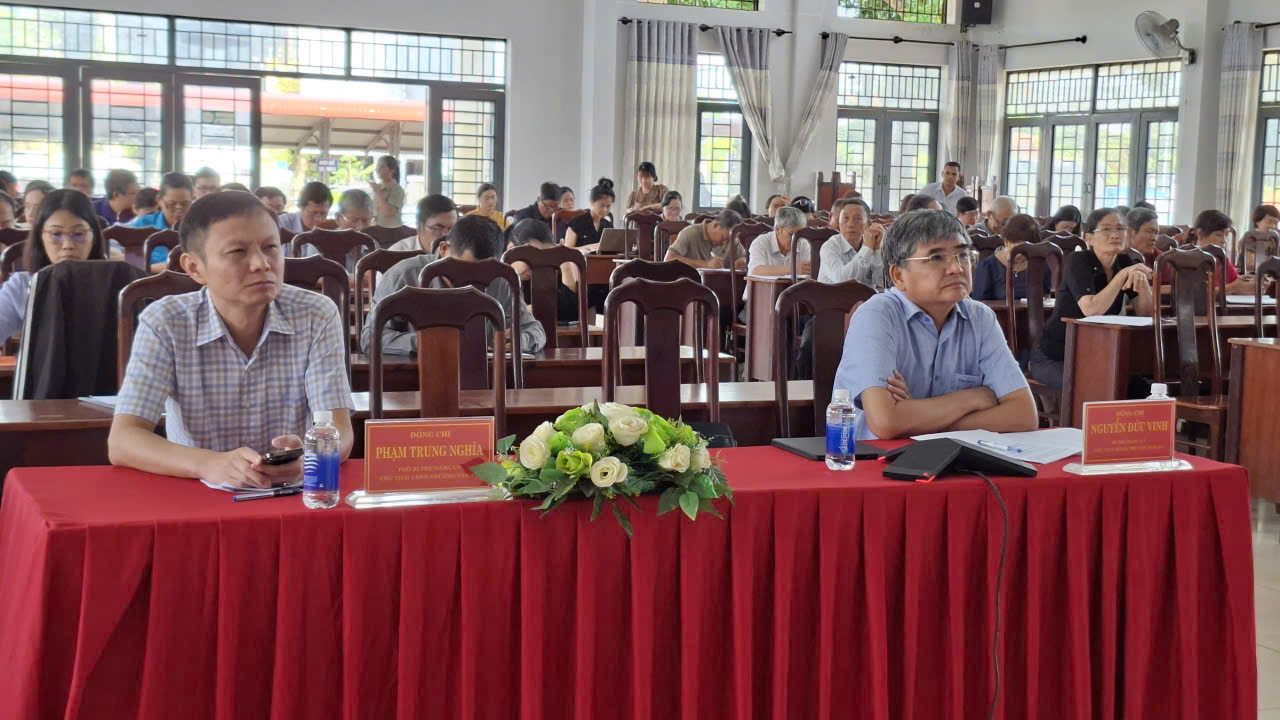 HỘI NGHỊ TRỰC TUYẾN QUÁN TRIỆT VÀ TUYÊN TRUYỀN CÁC VĂN BẢN CỦA TRUNG ƯƠNG VÀ TỈNH ỦY