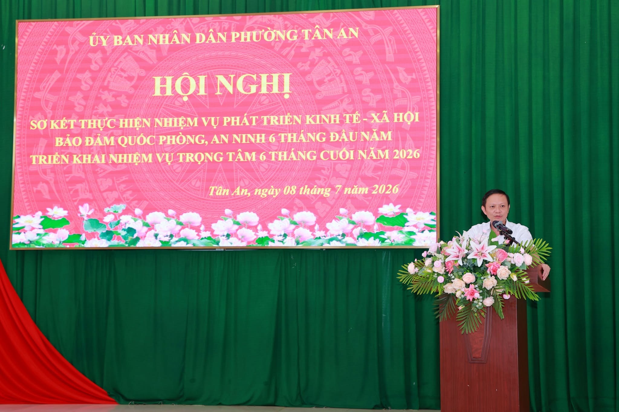 PHƯỜNG TÂN AN TRIỂN KHAI NHIỆM VỤ CÔNG TÁC 6 THÁNG CUỐI NĂM 2026
