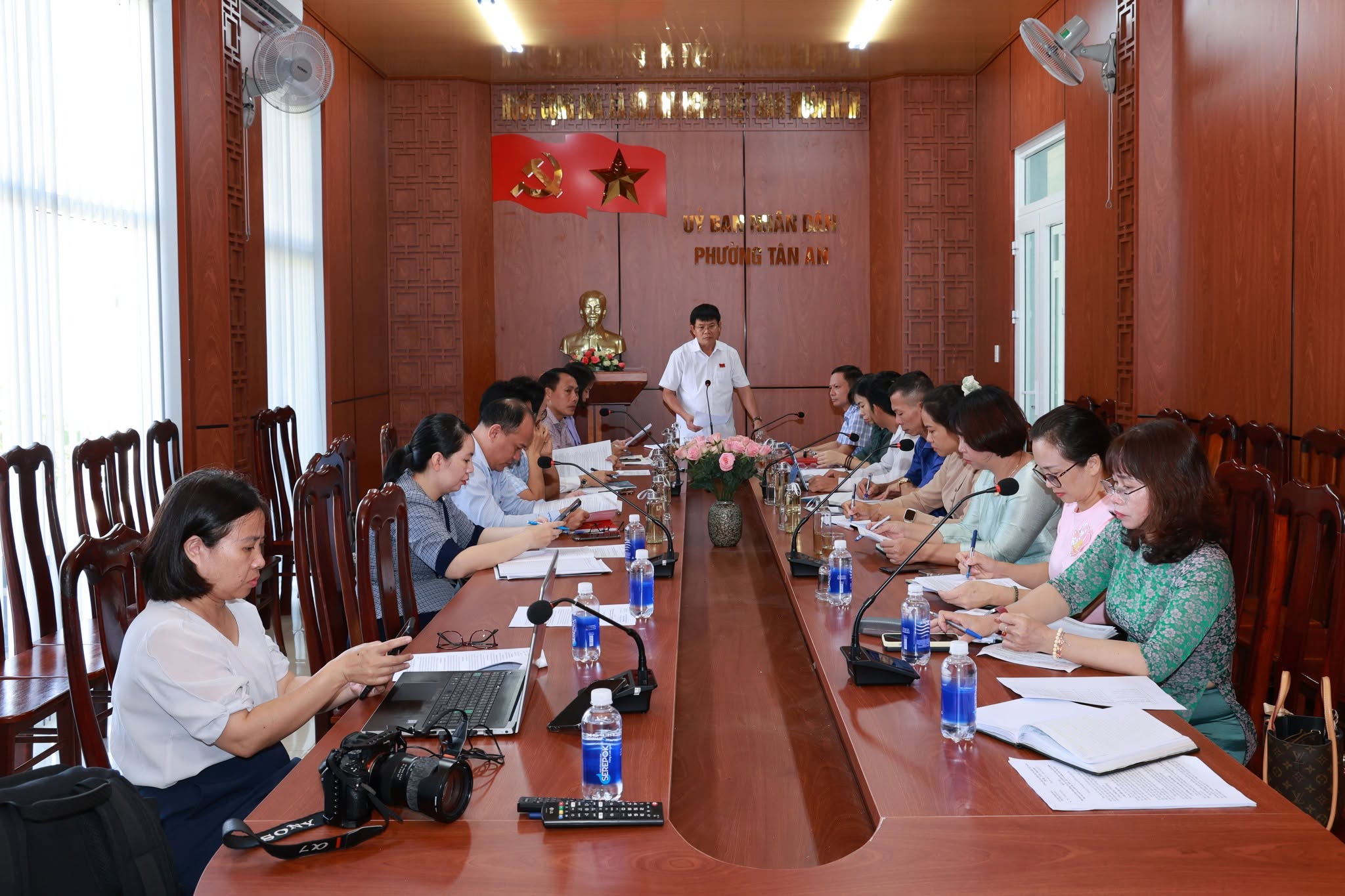 Đoàn giám sát HĐND tỉnh Đắk Lắk làm việc tại phường Tân An về hoạt động giáo dục sau sắp xếp