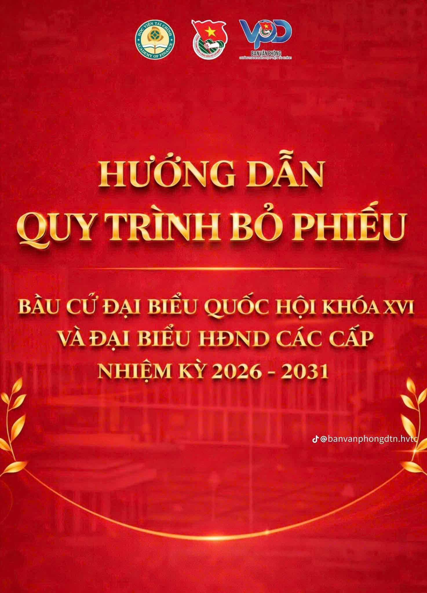 Hướng dẫn quy trình bỏ phiếu bầu cử đại biểu Quốc hội khóa XVI và đại biểu HĐND các cấp nhiệm kỳ 2026-2031