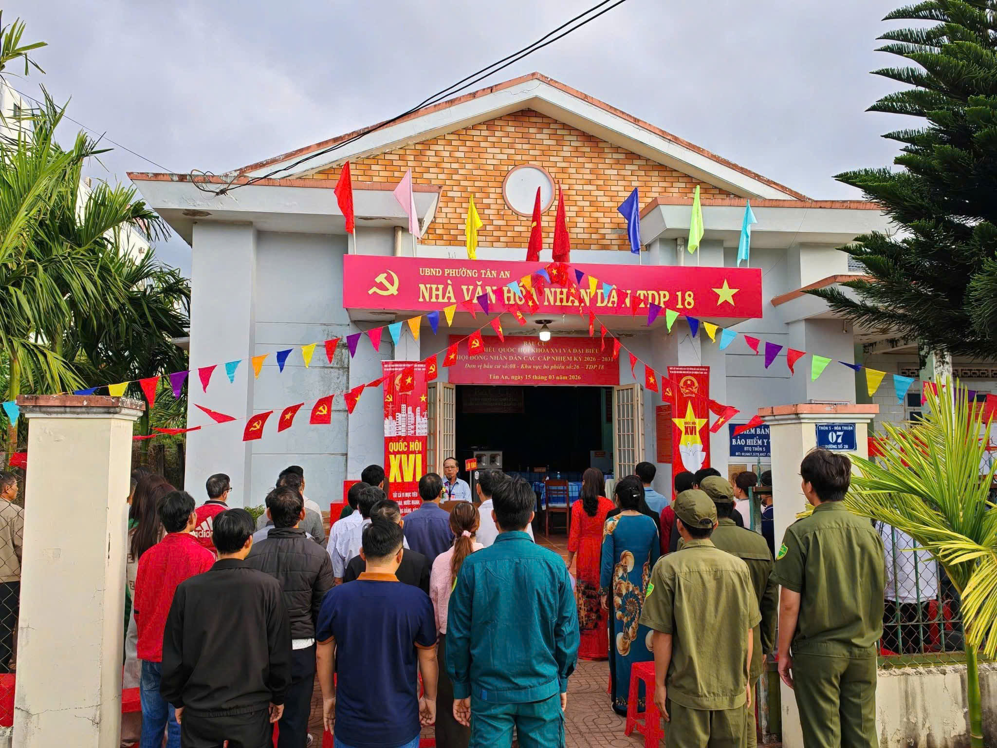 Phường Tân An khai mạc bầu cử đại biểu Quốc hội khóa XVI và đại biểu HĐND các cấp nhiệm kỳ 2026-2031