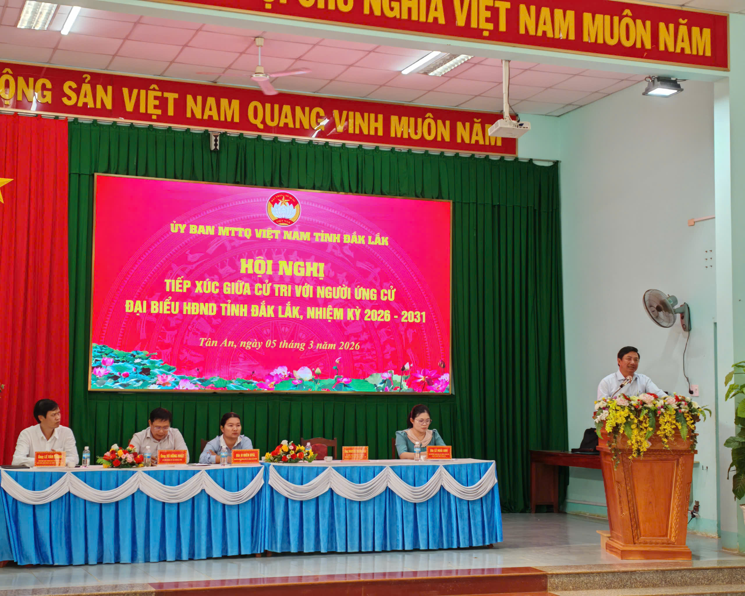 Hội nghị tiếp xúc giữa cử tri với người ứng cử đại biểu HĐND tỉnh Đắk Lắk, nhiệm kỳ 2026-2031